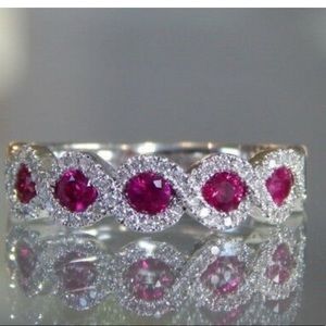 NEW 925 Sterling silver Diamond Ring